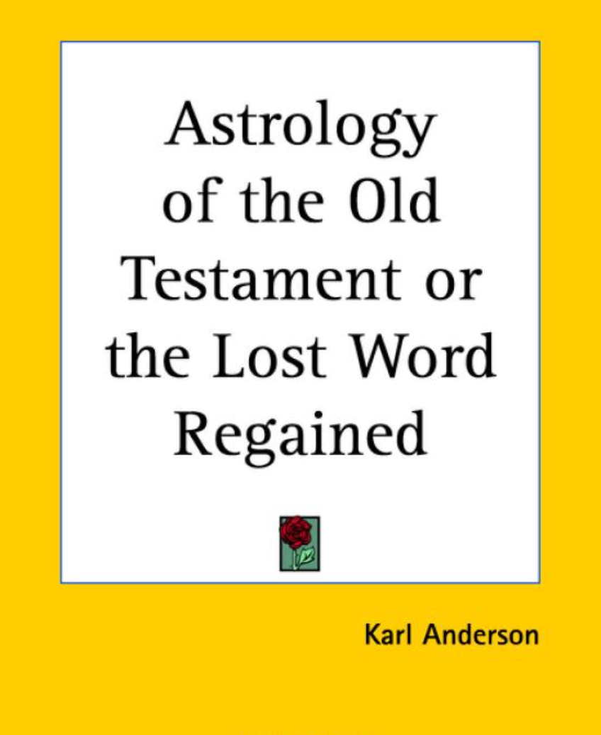 Astrology of The Old Testament