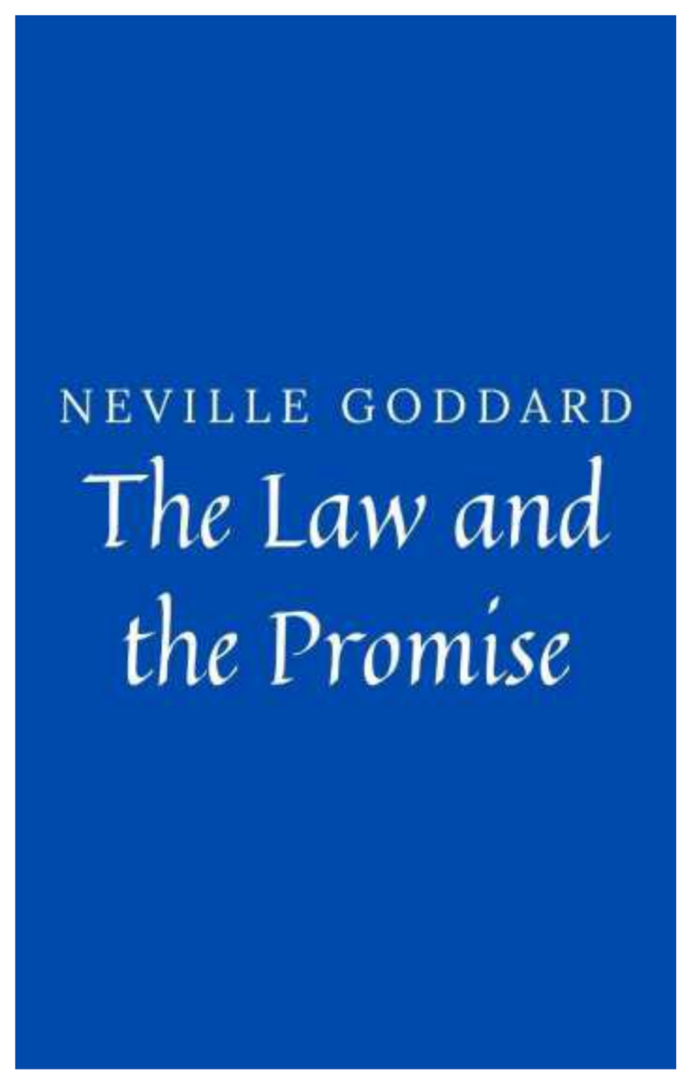 The Law and The Promise