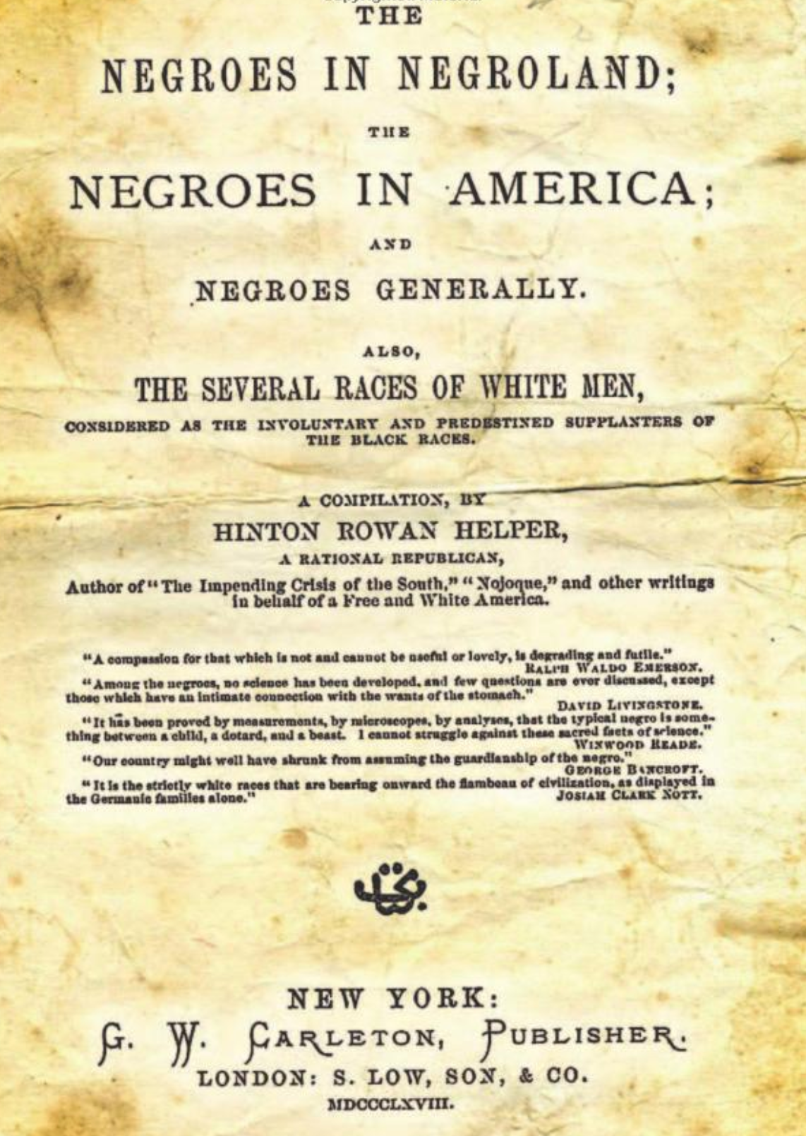 The Negros in Negroland the Negro in America